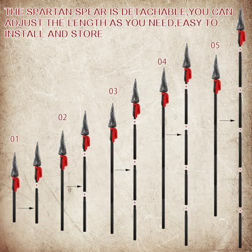 2 Sets Roman Plastic Spear, 70" Tactical Spear, Native American Weapons, Halloween Cosplay Accessory, Adult Toy Prop Weapon - color: Spear