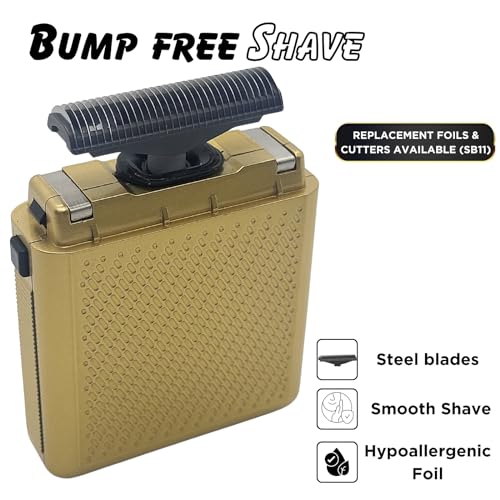 Supreme Trimmer Replacement Foil & Cutter for Solo Foil Shaver SB11 - color: Gold