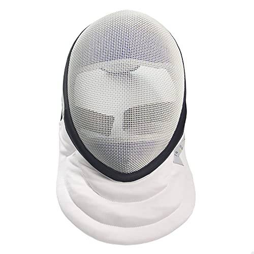 LEONARK Fencing Epee Mask Hema Helmet CE 350N Certified National Grade Masque - Fencing Protective Gear - color: White, size: Medium