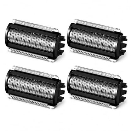 4 Pack Replacement Foil Blade Compatible with MANSCAPED The Lawn Mower Electric 5.0 Ultra Hair Trimmer,Replacement Clipper Blades Groin Hair Foil Shaver Head for Close Body Hair Grooming - color: BLACK/4Pcs