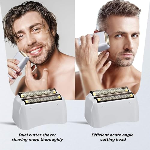 Replacement Foil & Cutter for Andis TS-1/TS-2 Shavers,Gold 2-Pack - color: Gold/2Pack
