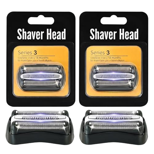2 Pack Series 3 32B Replacement Shaver Head for S3 ProSkin Electric Shaver - size: 32B-2PACK