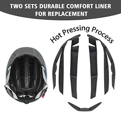 Adult Urban Bike Helmet - Adjustable Fit System & Integrated Taillight for Men Women - color: Matte Gray, size: Medium (55-58 cm)
