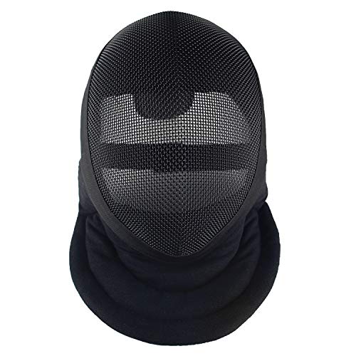 LEONARK Armoury Hema Helmet- Fencing Coach Mask - CE 350N Certified National Grade Masque - Fencing Protective Gear with Storage Bag - color: Detachable, size: Medium