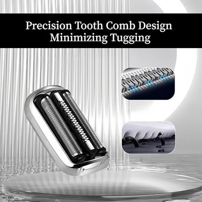 73S Series 7 Replacement Shaver Head for Braun S7 360 Flex Compatible, Replacement Blades for Braun Series 7 7020s 7025s 7027cc 7071cc 7075cc 7085cc - size: 4 Count