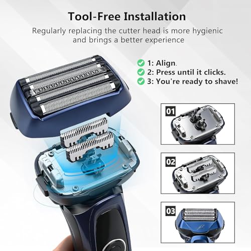 WES9032P Shaver Replacement Blades for Panasonic arc 5 5-Blade Shavers - color: 1 Pack