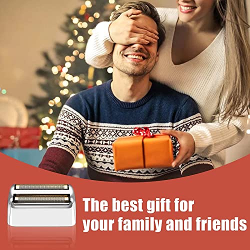 Shaver Replacement Foil and Cutters compatible with BaBylissPRO Barberology Double FXFS2 (2PC Silver) - color: 2PC Silver