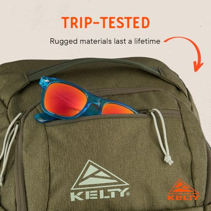 Kelty | Redwing Traveler Backpacks, Travel Pack for Adventure Travel - color: Burnt Olive, size: 50L