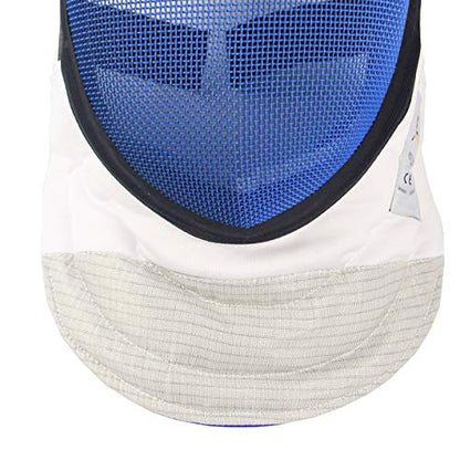 LEONARK Fencing Foil Mask Fencing Helmet CE 350N Certified National Grade Masque - Fencing Protective Gear - color: Blue, size: X-Large