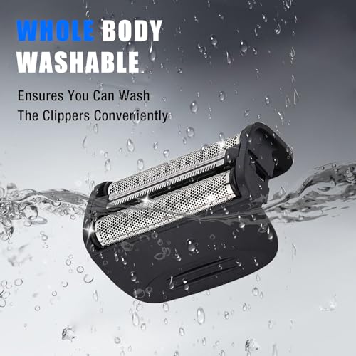 1PCS Shaver Replacement Foil Compatible with Remington PF7400, PF7500 - color: Black