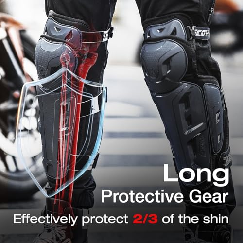 Scoyco Motorcycle Knee and Elbow Pads CE Level 1 Shin Guard Protective Gear