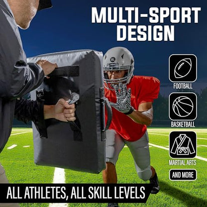 GoSports Premium Blocking Pads – Multisport Training Equipment for Football, Basketball, Lacrosse, & Martial Arts – Tackling Dummies & Kick Pads - style: 24" x 16" Standard