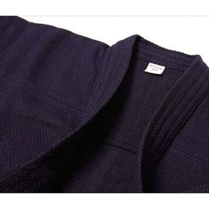 Hakama Kendo Gi Aikido Samurai Hakama Martial Arts Clothing Kimono Shirts Costumes Formal Kyudo Kimono 2pcs - color: Blue-white, size: 27