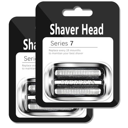 S7 73S 360 Replacement Head Foil & Cutters for Braun Series 7 Eletric Shavers, Compatible with Braun New Generation 7020s, 7025s, 7027 cs, 7071cc, 7075cc, 7085cc Razor
