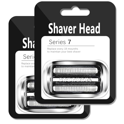S7 73S 360 Replacement Head Foil & Cutters for Braun Series 7 Eletric Shavers, Compatible with Braun New Generation 7020s, 7025s, 7027 cs, 7071cc, 7075cc, 7085cc Razor