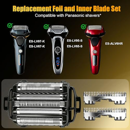 Head Shavers for Panasonic ARC5 5-Blade Replacement Blades and Foil - color: ES9032-1 Pack