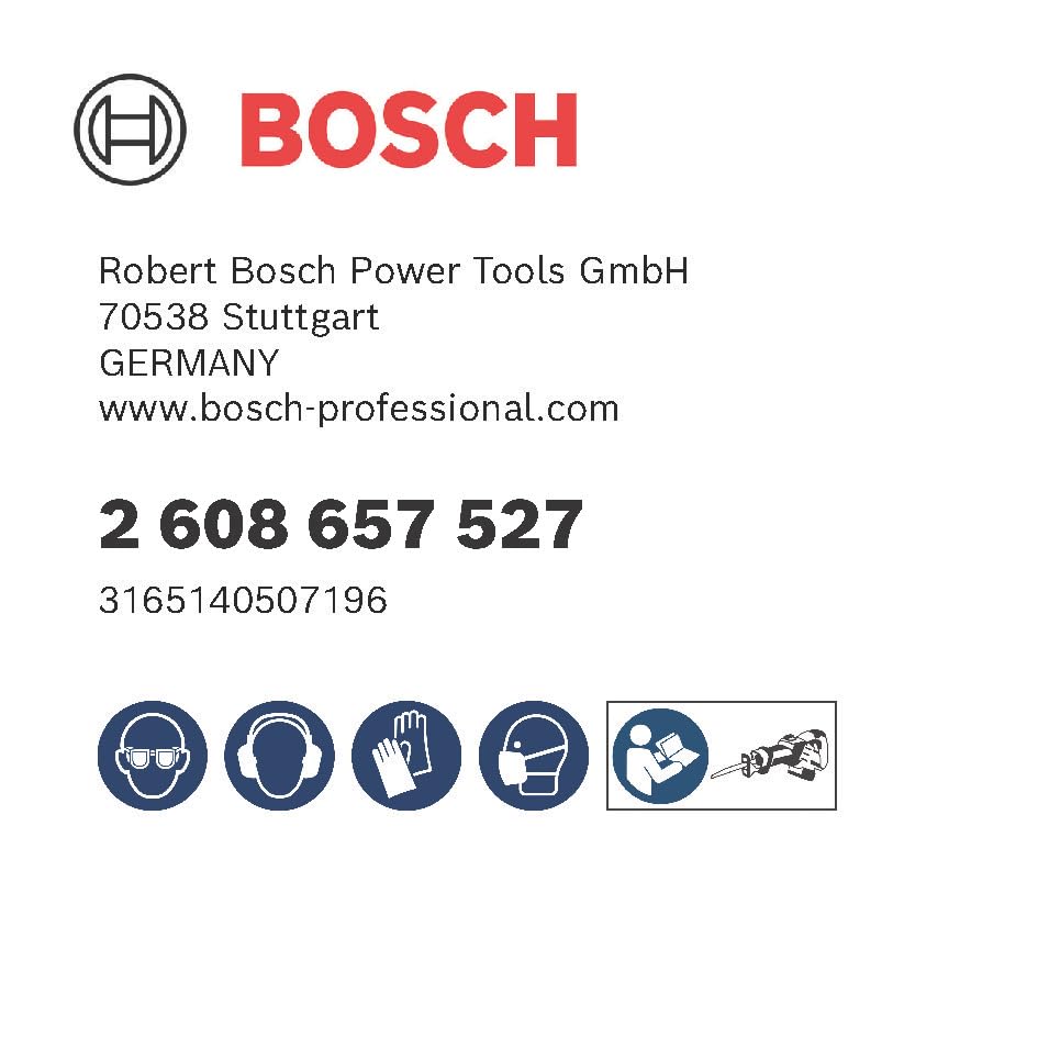 Bosch 2329813 Sabre Saw Blade, Blue