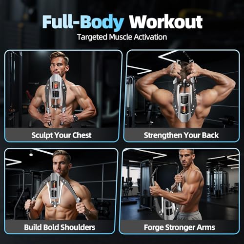 Twister Arm Trainer, 22-440 lbs Adjustable Hydraulic Arm Exerciser, Chest Expander for Arm Chest Shoulder Back Workouts, Foldable Home Gym Strength Training Equipment - color: grey