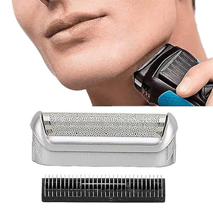 5S Razor Replacement Foil and Cutter for Braun, Men's Electric Shaver Heads