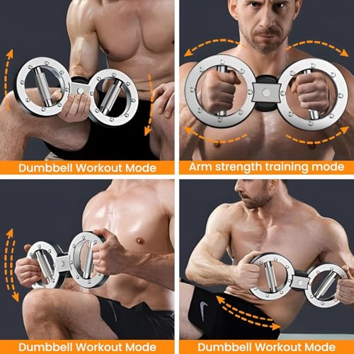Forearm Strengthener with 15LB Adjustable Resistances, Arm Exercise Equipment with 360 Degree Rotator, Forearm Strength Trainer for Men & Women, Forearms Workout Equipment for Home