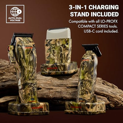 BaBylissPRO High-Performance Compact LO-PROFX Shavers for Men - color: Camo, style: Shaver and Base