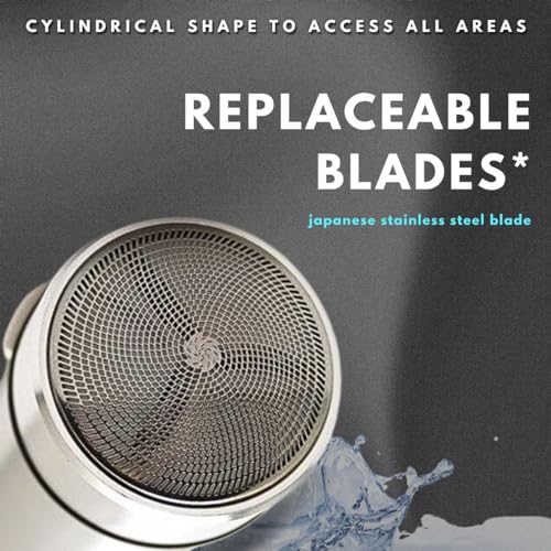 ES412 - Designed for Stubble & Short Hair Maintenance Both Men and Women - Intimate and Sensitive Area Shaver - Not Meant for Long Hair - color: Es412