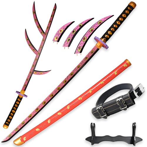 SV Anime Demon Sword Katana 41 Inch Decorative Collectible Gift Cosplay Sword,Various Styles Available - size: 41 in-Original-Kokushibo