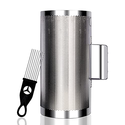 EASTROCK 6"x12" Stainless Steel Guiro Shaker with Scraper for Adult - size: 6"*12"