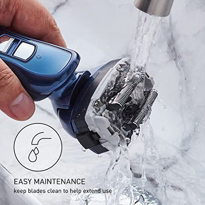Panasonic Shaver Replacement Outer Foil and Inner Blade Set WES9025PC, Compatible with ARC4 4-Blade Shaver ES-LA63AA, ES-LA63-S - color: Sliver