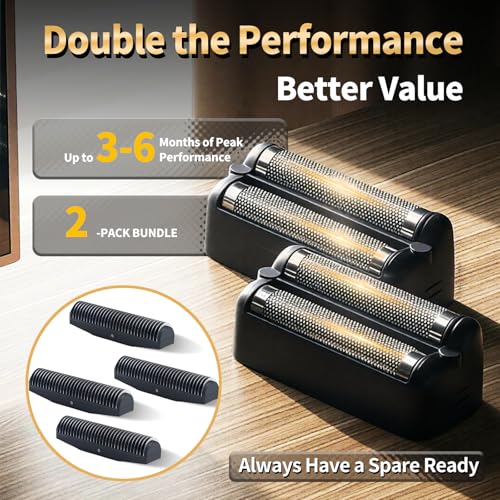 Double Replacement Foil for BaBylissPRO FXONE BlackFX Foil Stick Shaver - color: Black