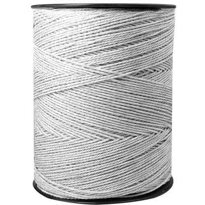 Electric Fence Polywire 3280ft (1000m), 6-Strand Stainless Steel Conductors, Rust & UV Resistant, Portable Electric Fencing, Durable & Reliable Conductivity, White - size: 3280ft