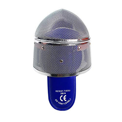 LEONARK Fencing Saber Mask Armoury Hema Fencing Helmet CE 350N Certified National Grade Masque - color: Grey_Detachable, size: Large