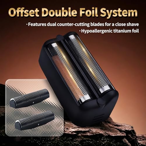 Double Replacement Foil for BaBylissPRO FXONE BlackFX Foil Stick Shaver - color: Black