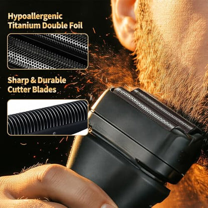 Double Replacement Foil for BaBylissPRO FXONE BlackFX Foil Stick Shaver - color: Black