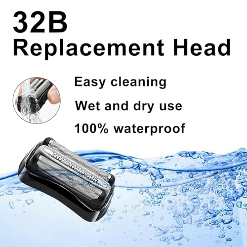 32B Series 3 Electric Shaver Replacement Head Compatible with Braun