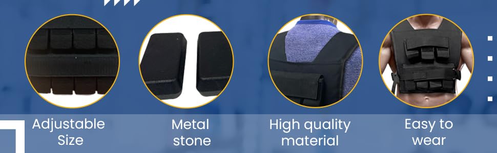 Gymenist Adjustable Weight Vest