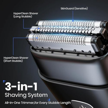 FK-712 Replacement Foil Shaver Head, Floating Blades, Stainless Steel