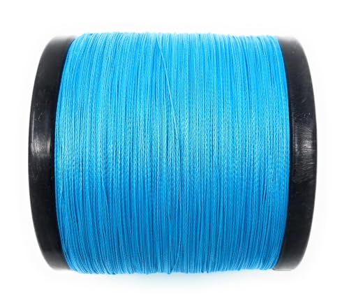 Reaction Tackle Braided Fishing Line, Pro Grade Braid, Fresh and Saltwater - color: Sea Blue, size: 6 Lb (150 Yards)