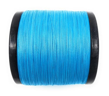 Reaction Tackle Braided Fishing Line, Pro Grade Braid, Fresh and Saltwater - color: Sea Blue, size: 6 Lb (150 Yards)