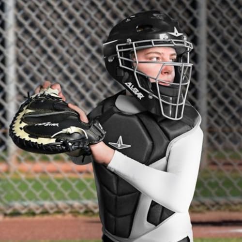 All Star Top Star NOCSAE Certified Baseball Catcher's Chest Protector - Ages 9-12