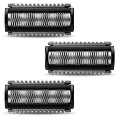 3 Pack Replacement Foil Blades for Manscaped Lawn Mower 5.0 Ultra, Black - color: Black Foil Shaver, size: 3 Pack