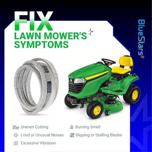 BlueStars M154958 Mower Deck Belt | Aramid Cord | 111.4" x 5/8" - size: M154958, style: Aramid Cord