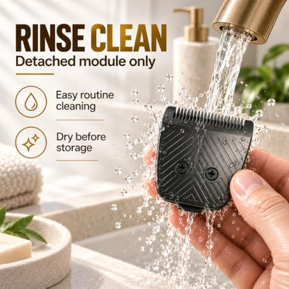 2 Pack Trimmer Replacement Blades compatible with Manscaped Lawn Mower 5.0 - color: 2 packs Black Blade