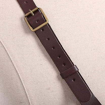 BLESSUME Medieval Knight Belt with Sword Frog Holster Rapier Scabbard Holder 1pc - color: Brown 3