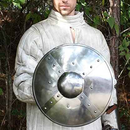 Piru Battle Ready Medieval Buckler 18 Gauge Functional Shield