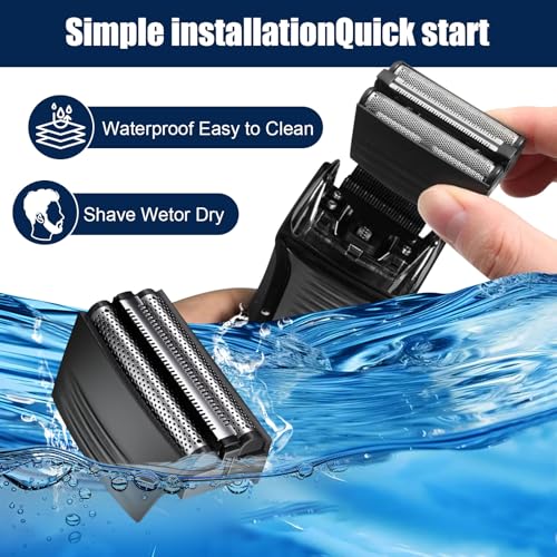 Shaver Replacement Foil Compatible with Remington TITANIUM-X Flex - color: Black-1
