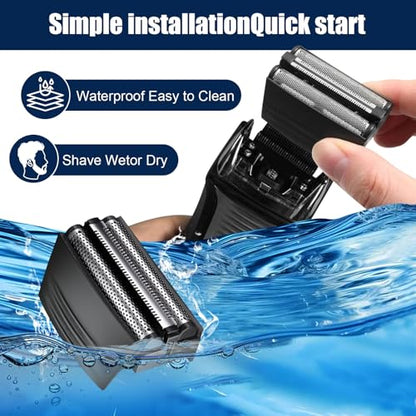 Shaver Replacement Foil Compatible with Remington TITANIUM-X Flex - color: Black-2