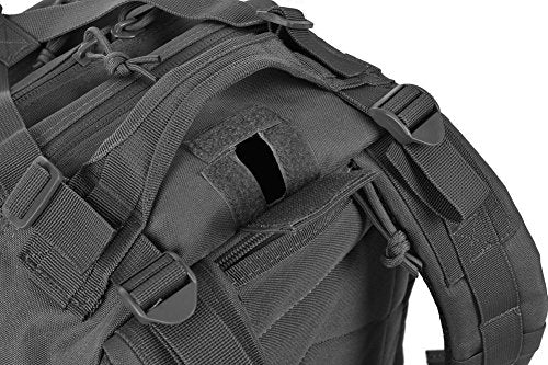 REEBOW GEAR Tactical Backpack for Men Army Molle Military Style Assault Pack Bug Bag Backpacks Daypack (34L Black) - color: 01 Black
