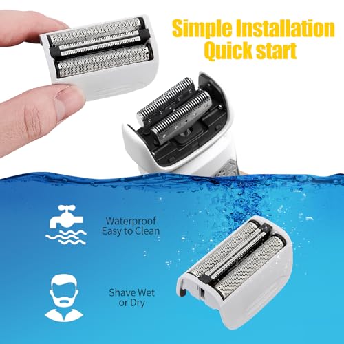 SPF-7580 Replacement Head & Cutter Assembly for Remington shaver - color: White-2 Pack