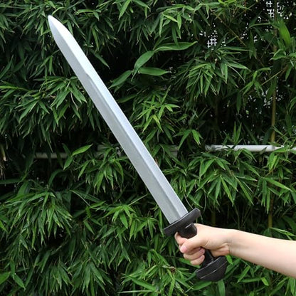 2 PCS 25 Inch Medieval Viking PU Foam Sword for Adults Costume Weapon Birthdays Gifts